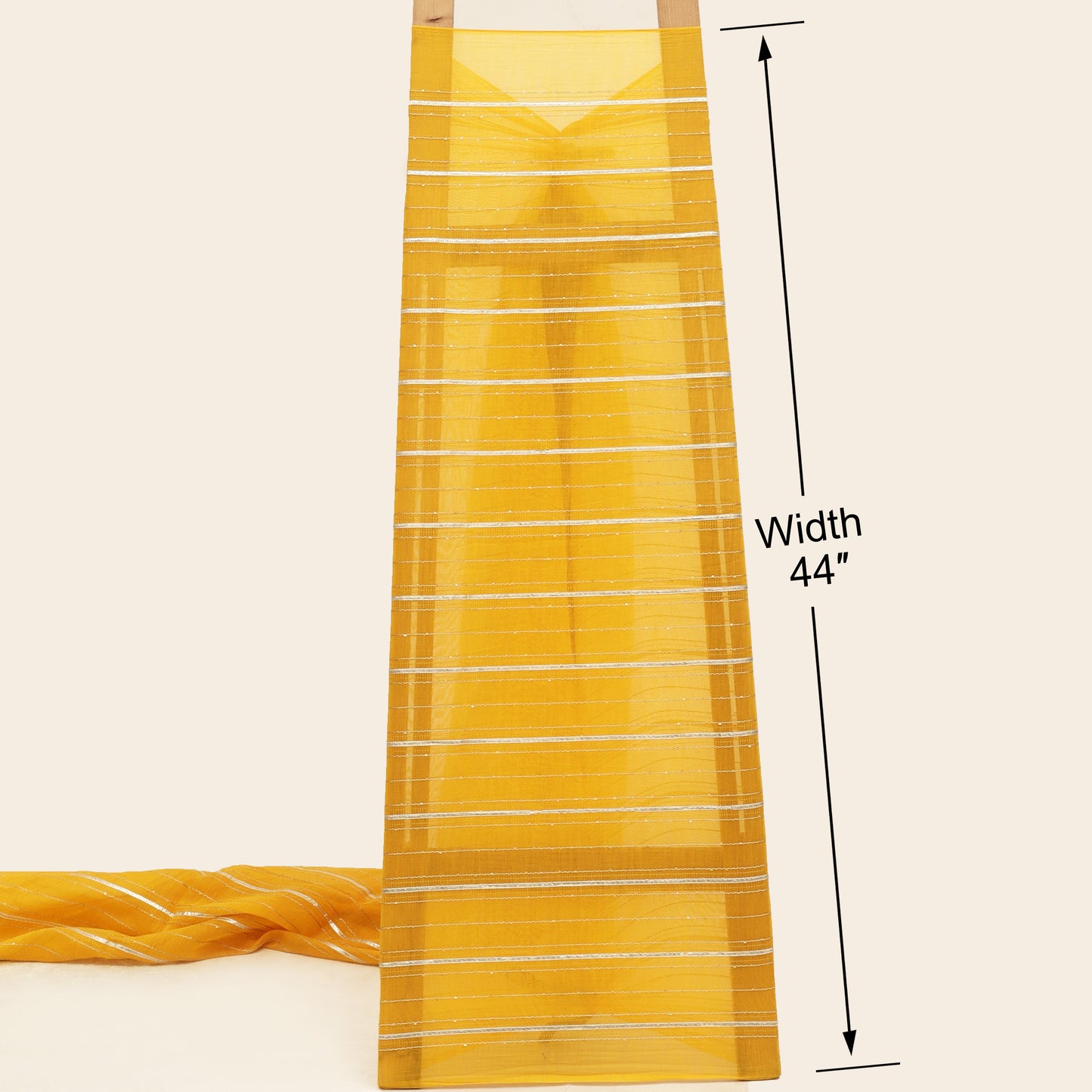 Chanderi Gota Work Fabric