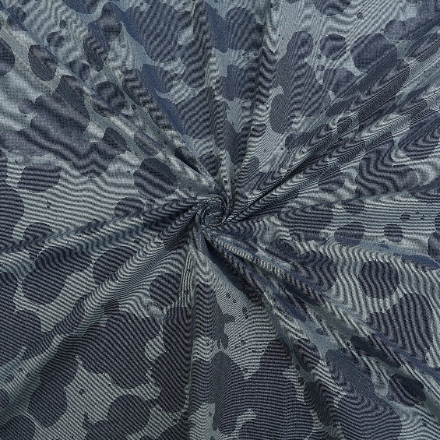 Dot Denim Printed Fabric