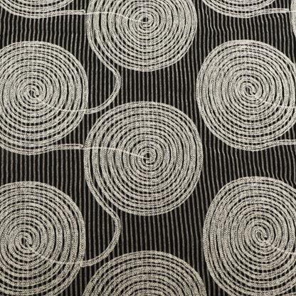Chanderi  Stripe Embroidery Fabric