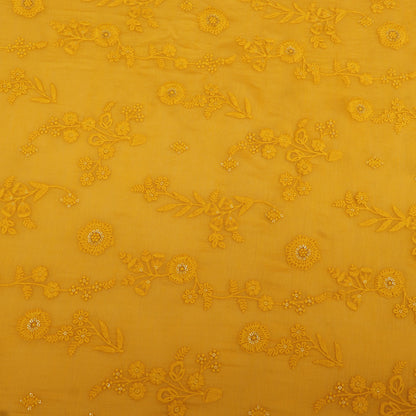Chanderi Embroidery Fabric