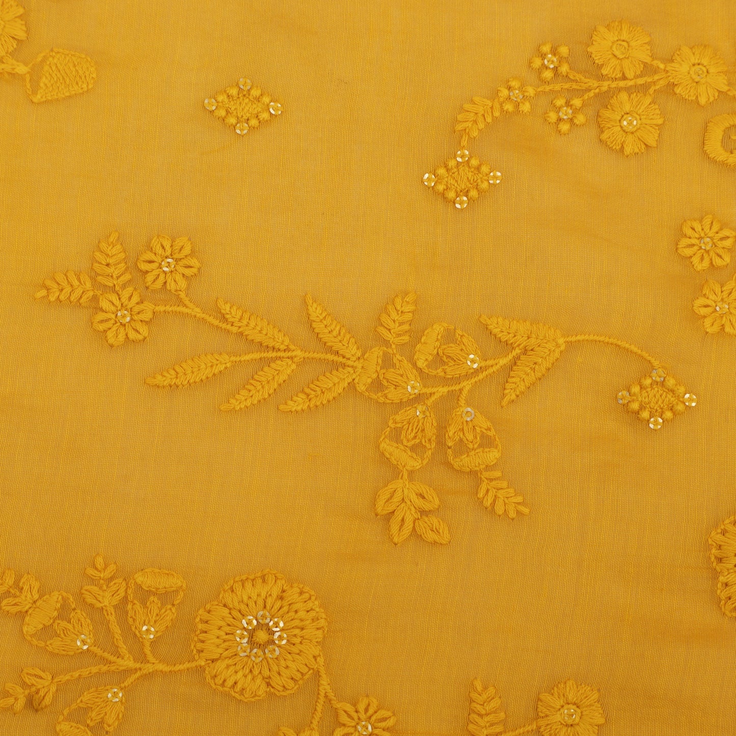 Chanderi Embroidery Fabric
