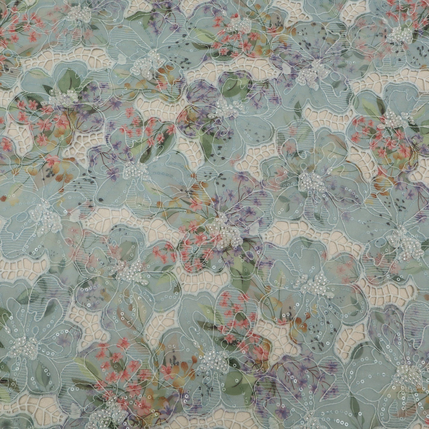Chiffon Embroidery Fabric