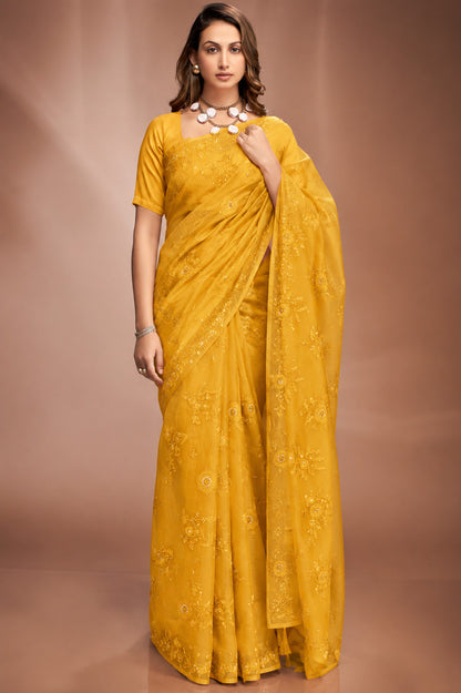 Chanderi Embroidery Fabric