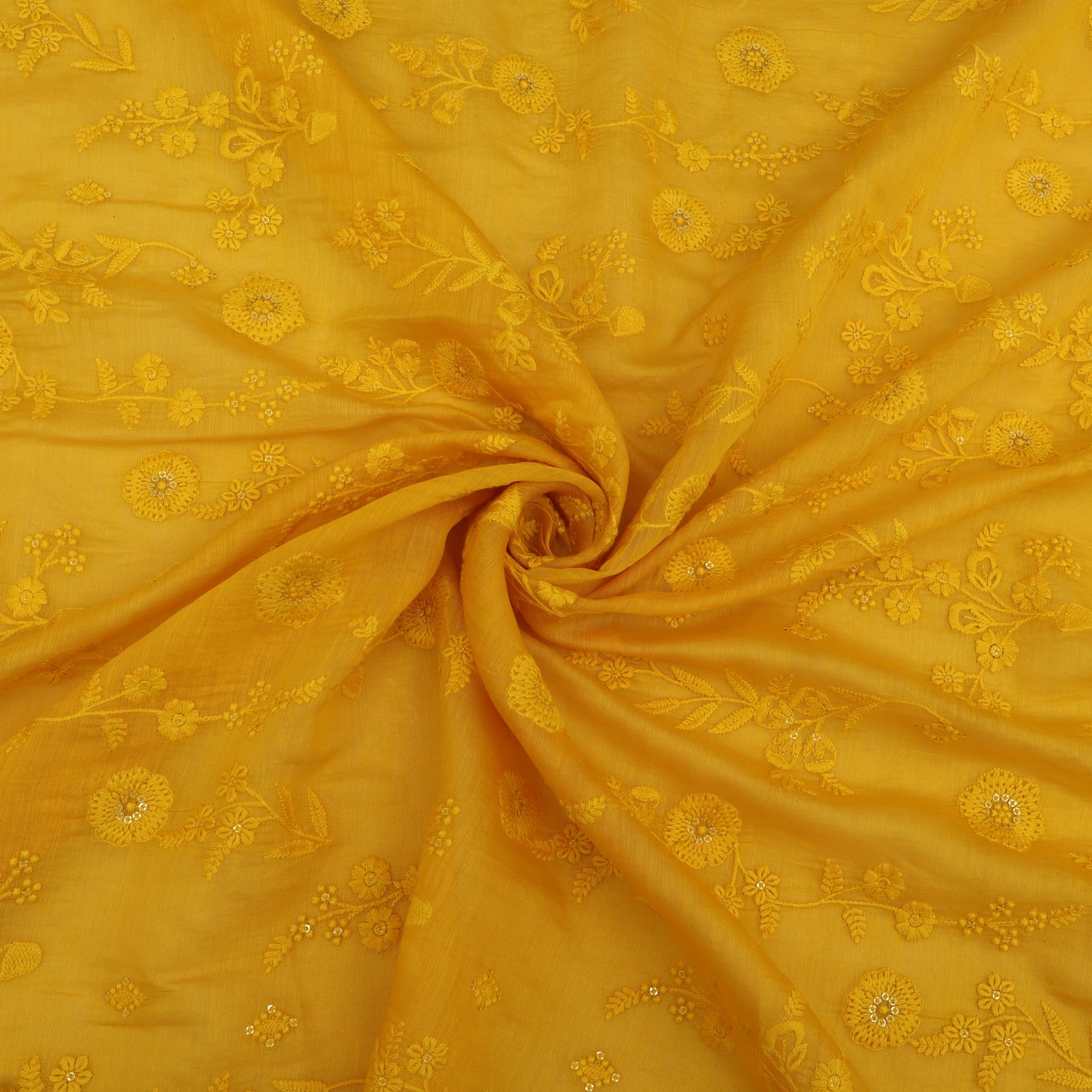 Chanderi Embroidery Fabric
