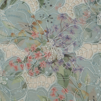 Chiffon Embroidery Fabric