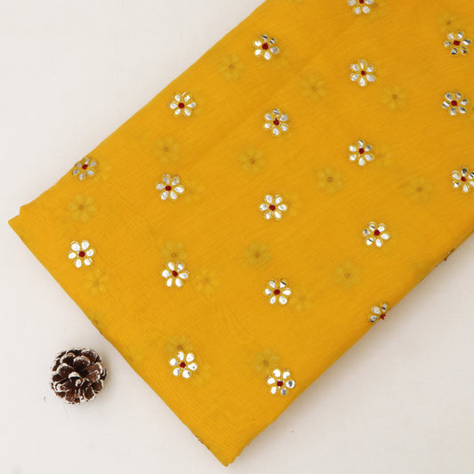 Chanderi Booti  Fabric