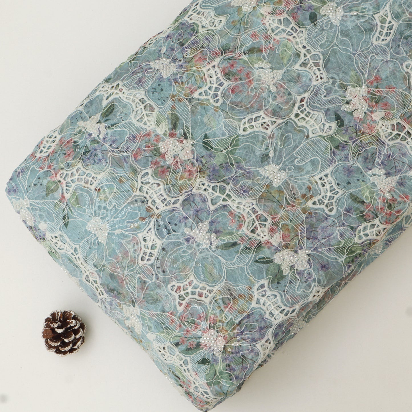 Chiffon Embroidery Fabric