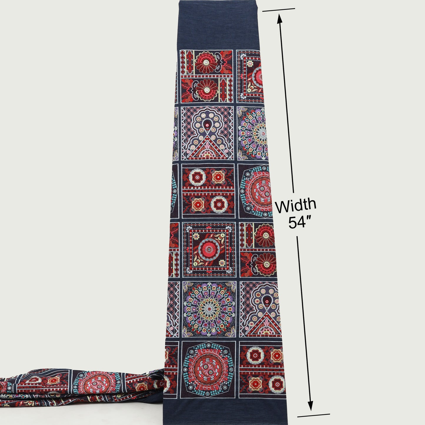 Denim Wear Multicolor Fabric