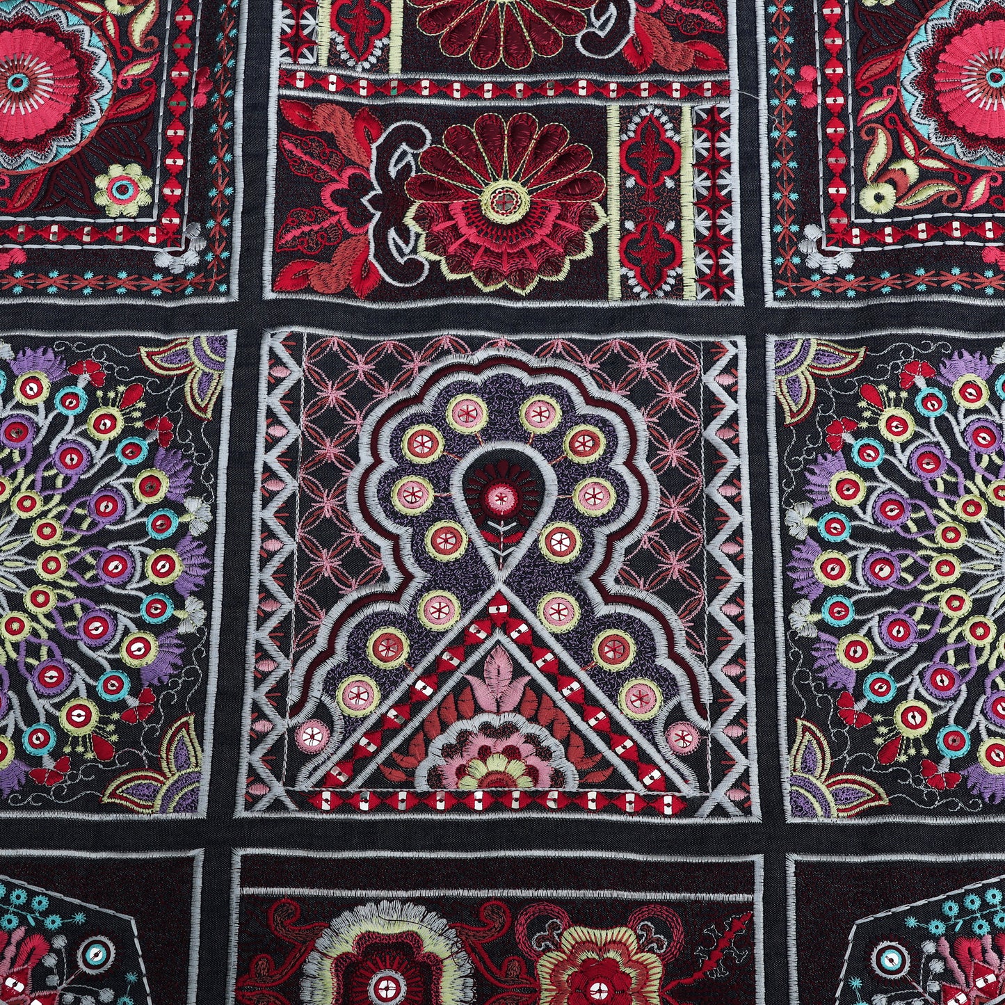 Denim Wear Multicolor Fabric