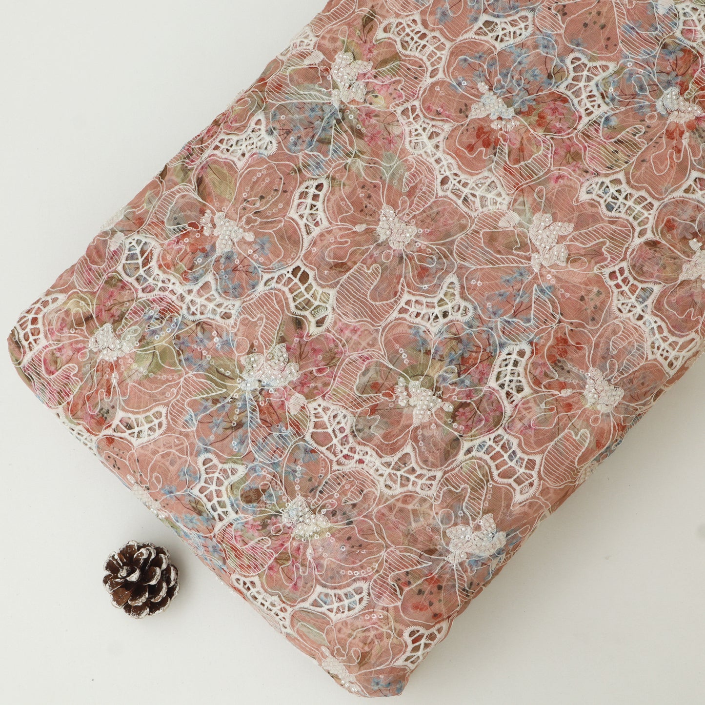 Chiffon Embroidery Fabric