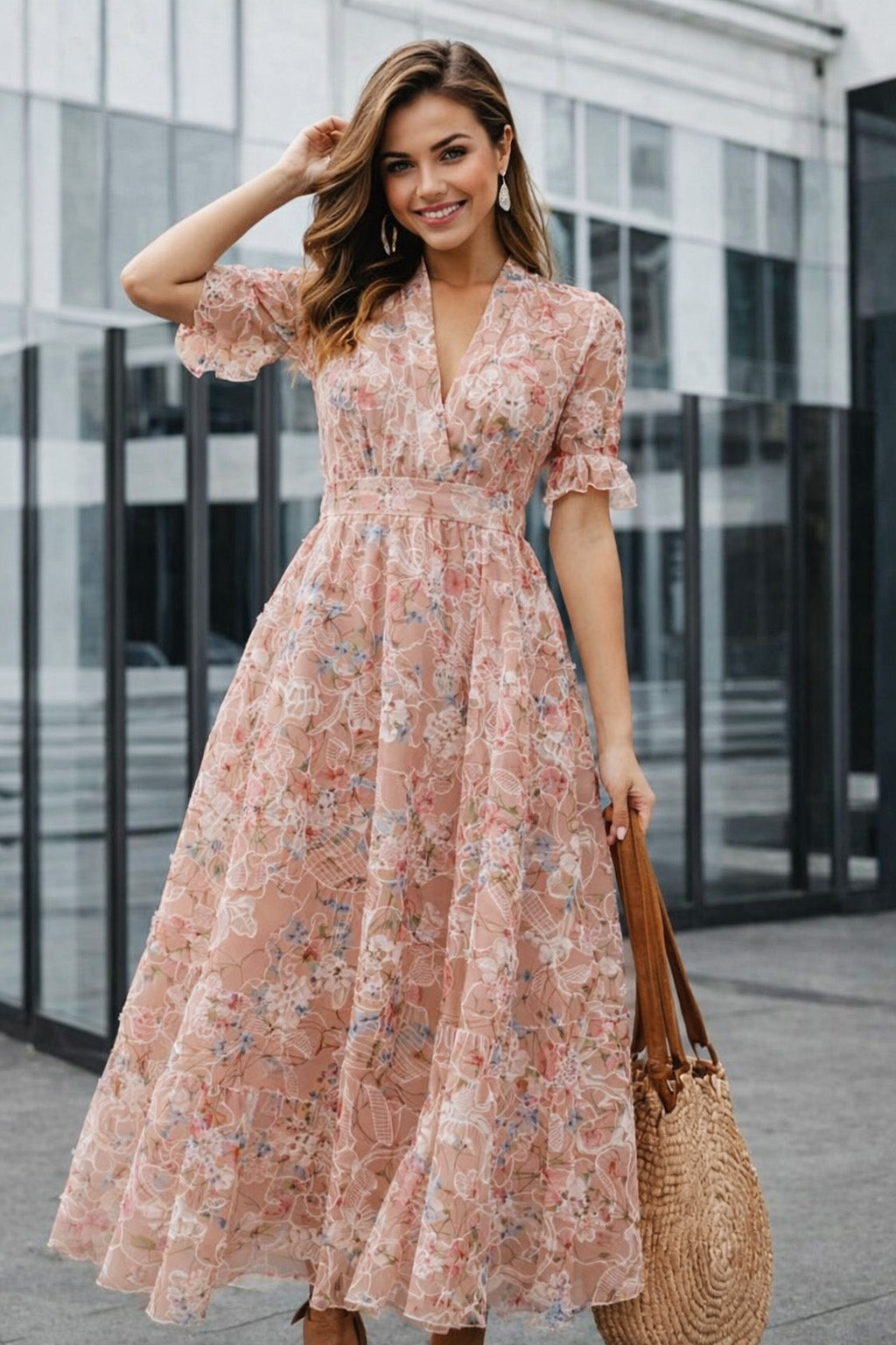 Chiffon Embroidery Fabric