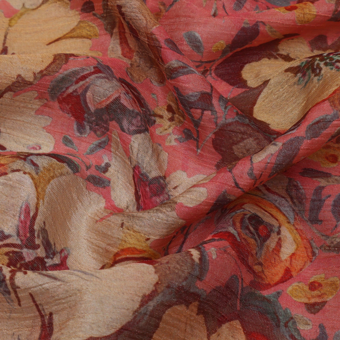 Multi-Color Chinon Crush Print Fabric