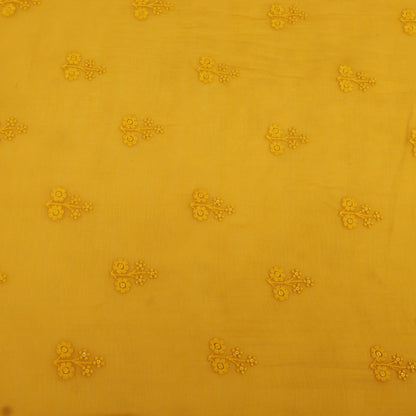 Chanderi Embroidery Fabric