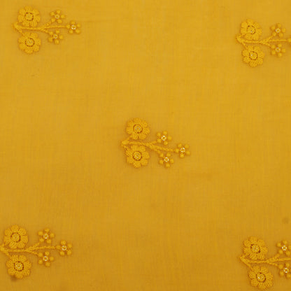 Chanderi Embroidery Fabric
