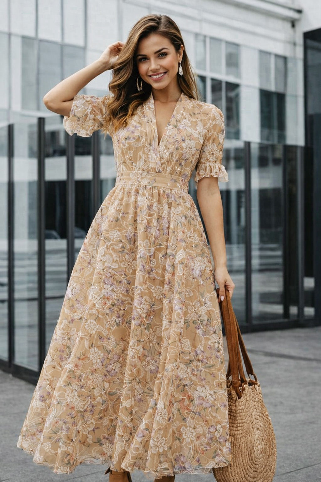 Chiffon Embroidery Fabric