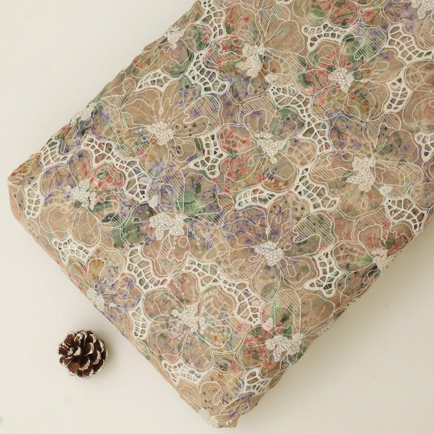 Chiffon Embroidery Fabric