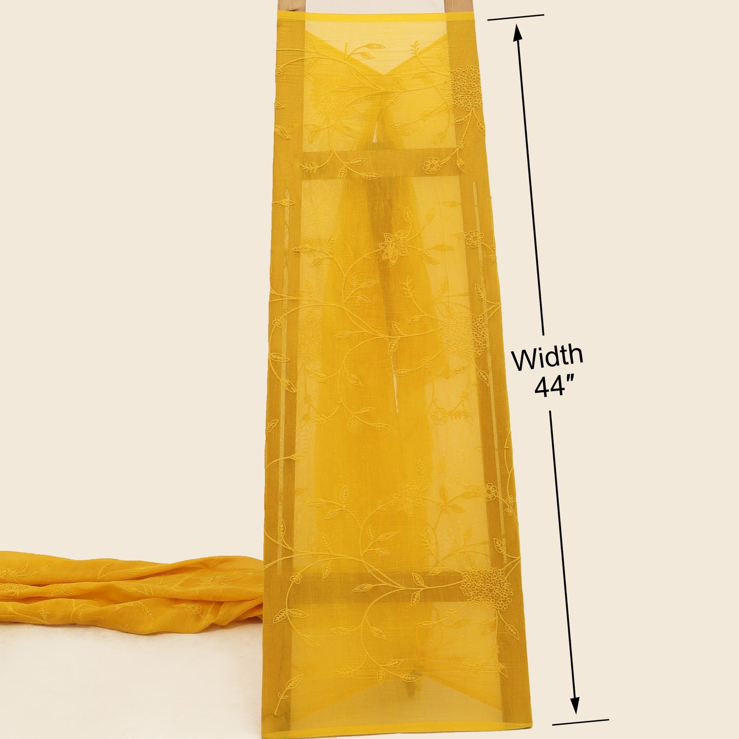Chanderi Embroidery Fabric