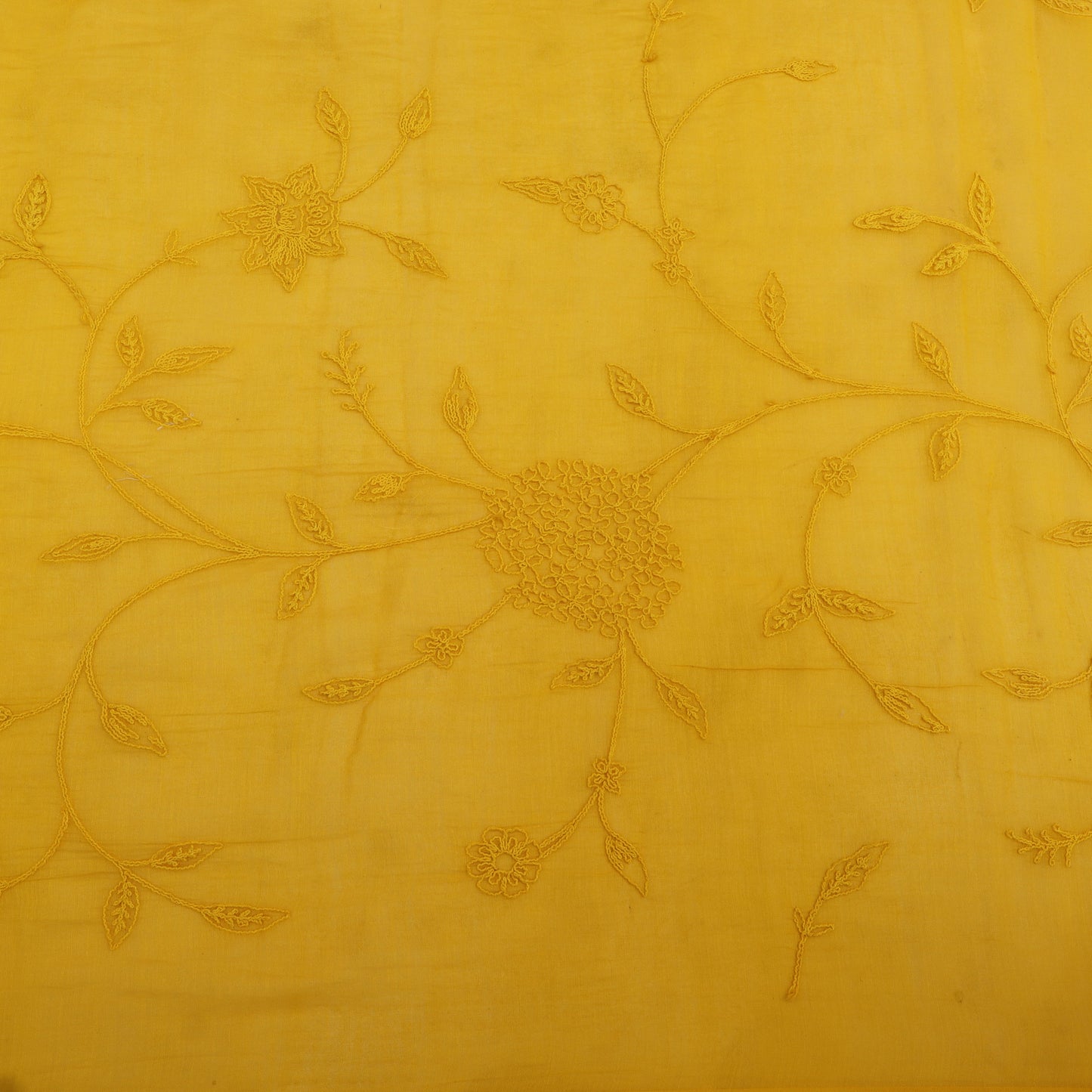 Chanderi Embroidery Fabric