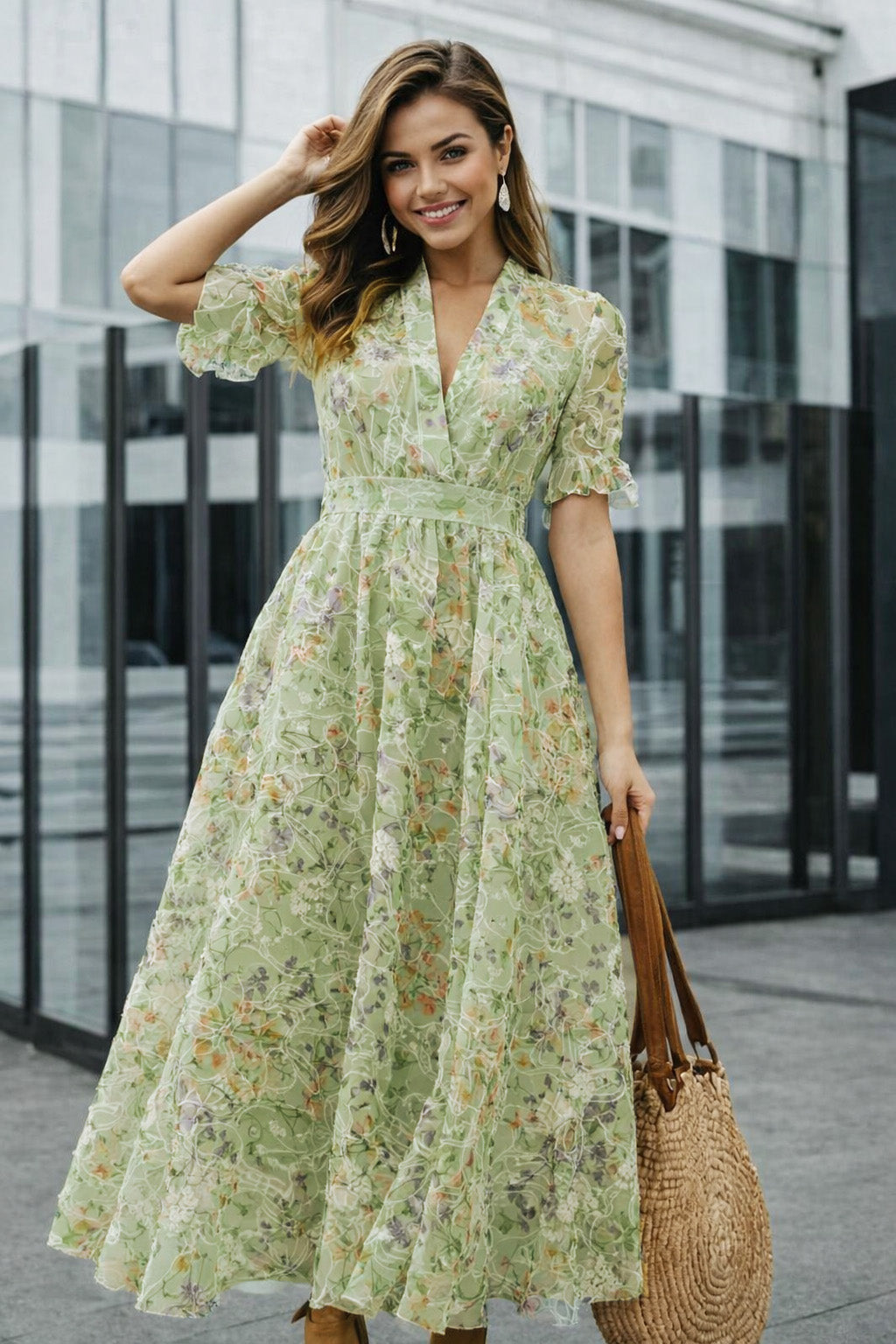 Chiffon Embroidery Fabric