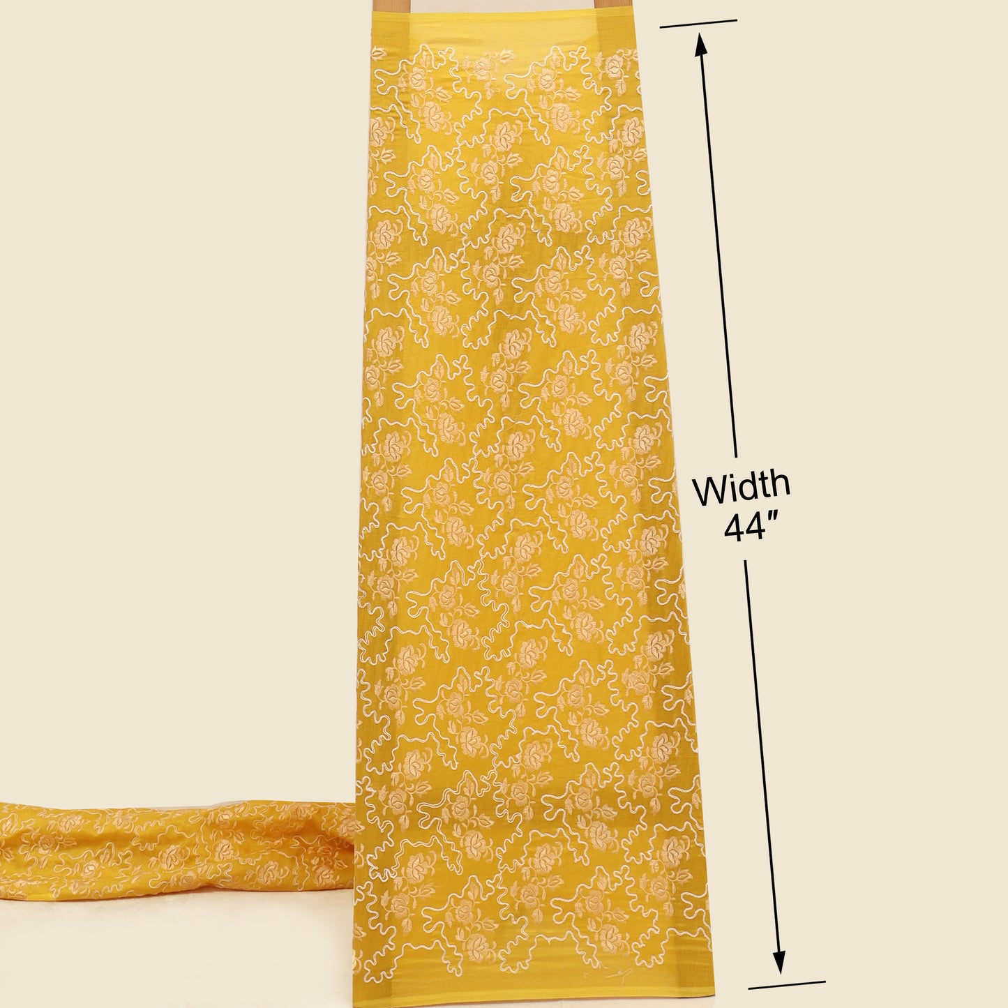Chanderi Embroidery Fabric