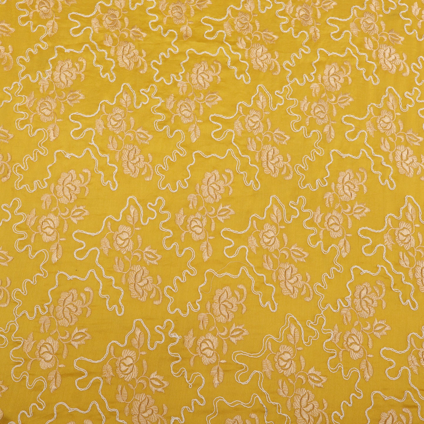 Chanderi Embroidery Fabric