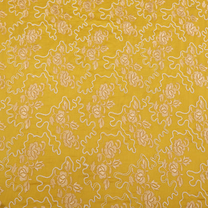 Chanderi Embroidery Fabric