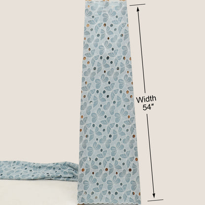 Crepe Embroidery Fabric
