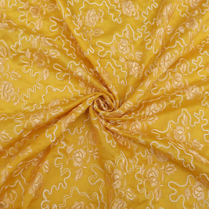 Chanderi Embroidery Fabric