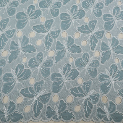 Crepe Embroidery Fabric