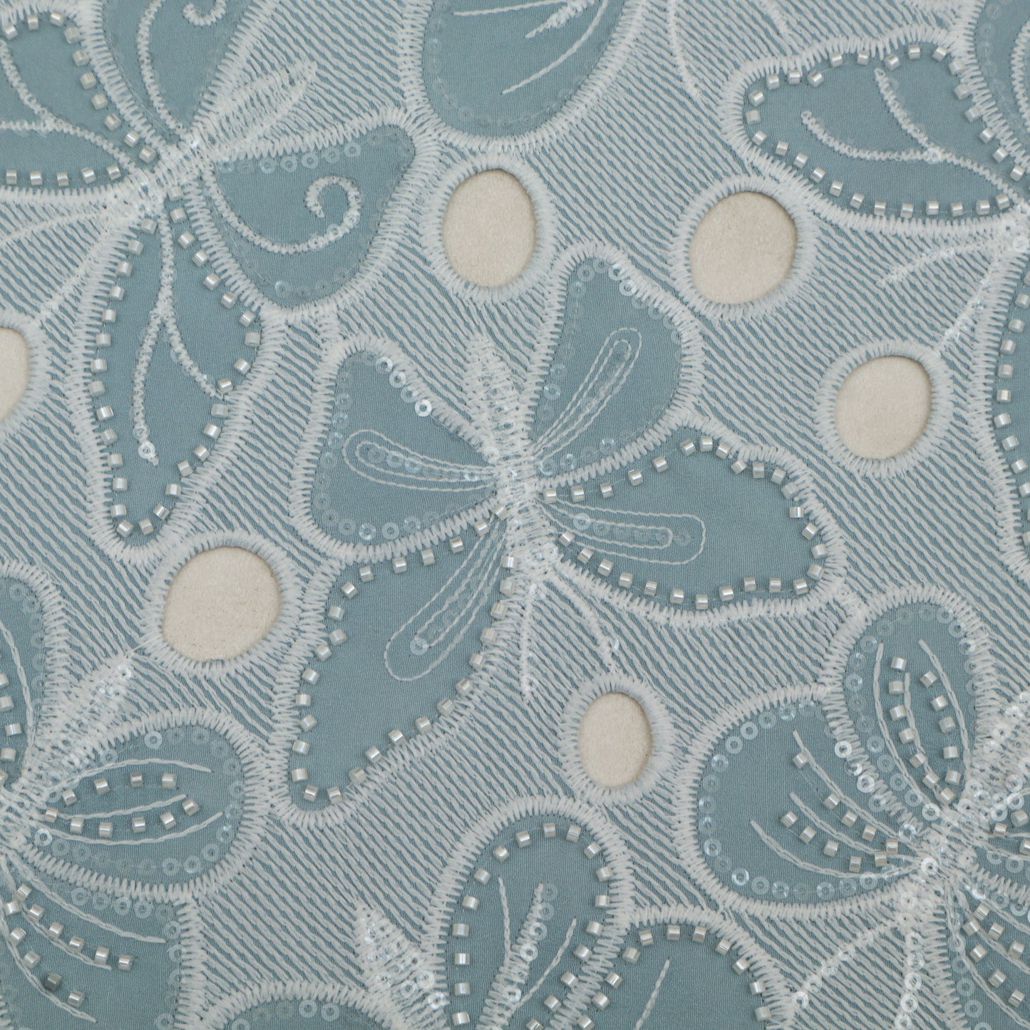 Crepe Embroidery Fabric