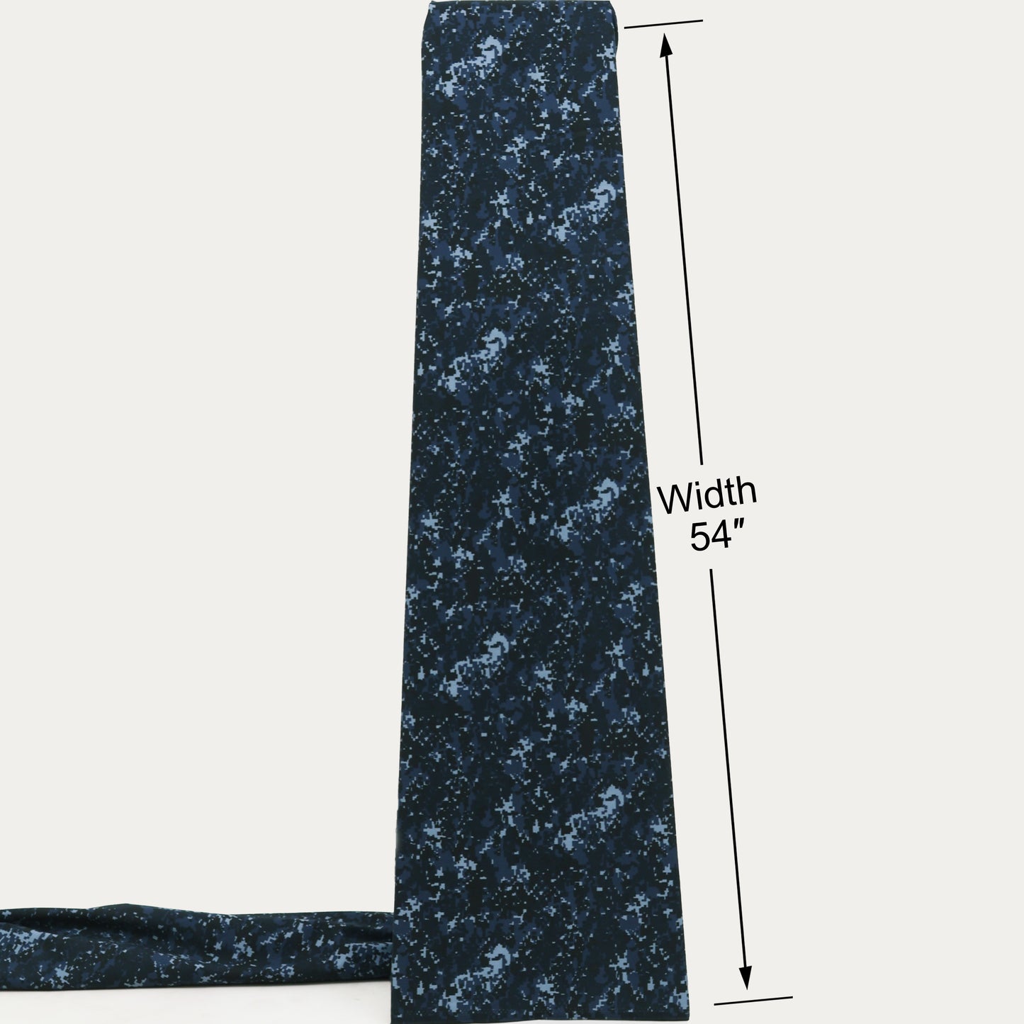 Denim Fabric with Pixel Design