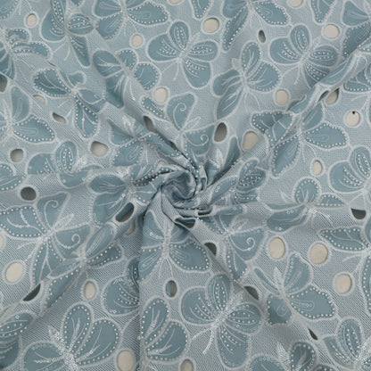 Crepe Embroidery Fabric