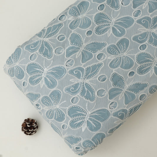 Crepe Embroidery Fabric