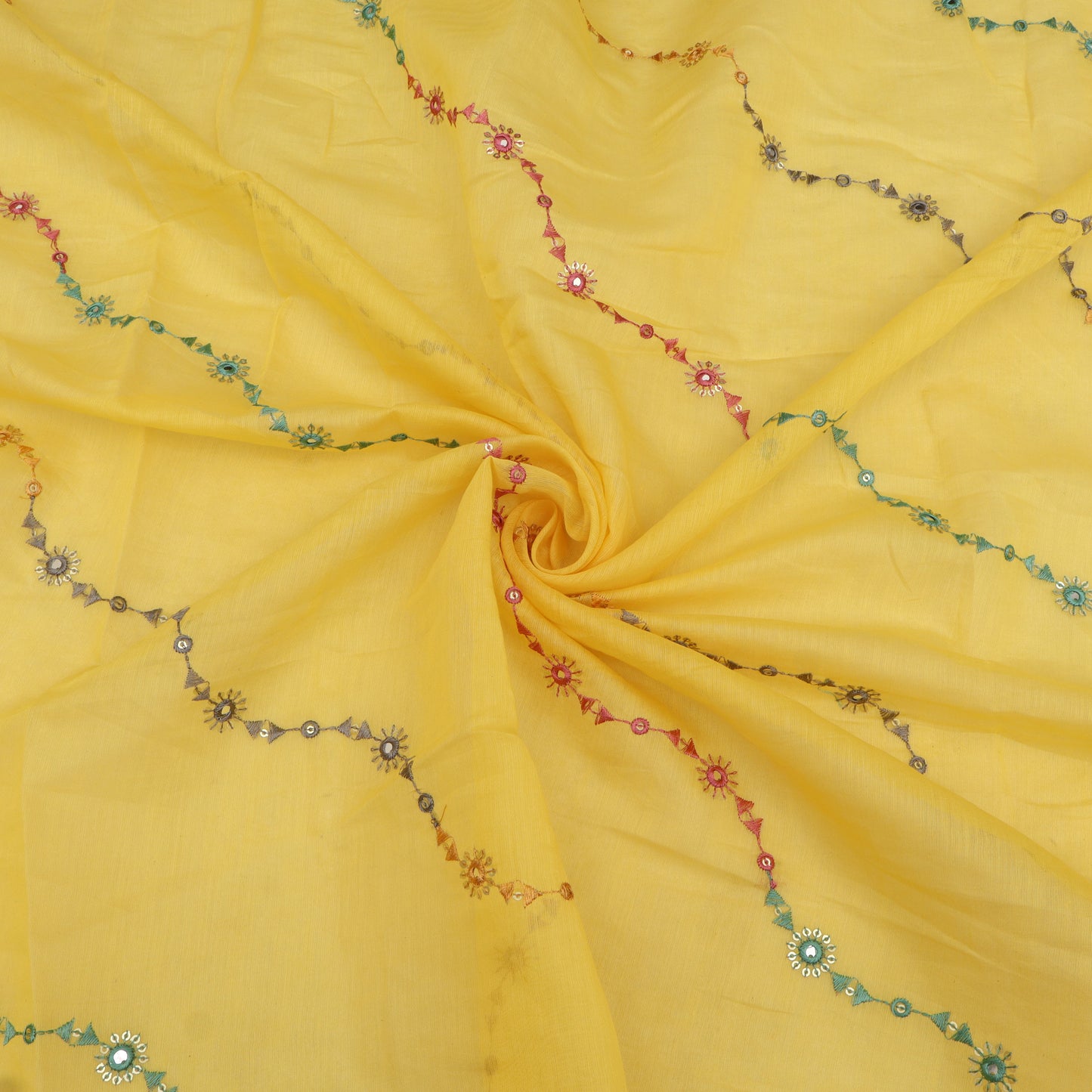 Chanderi Stripe Fabric