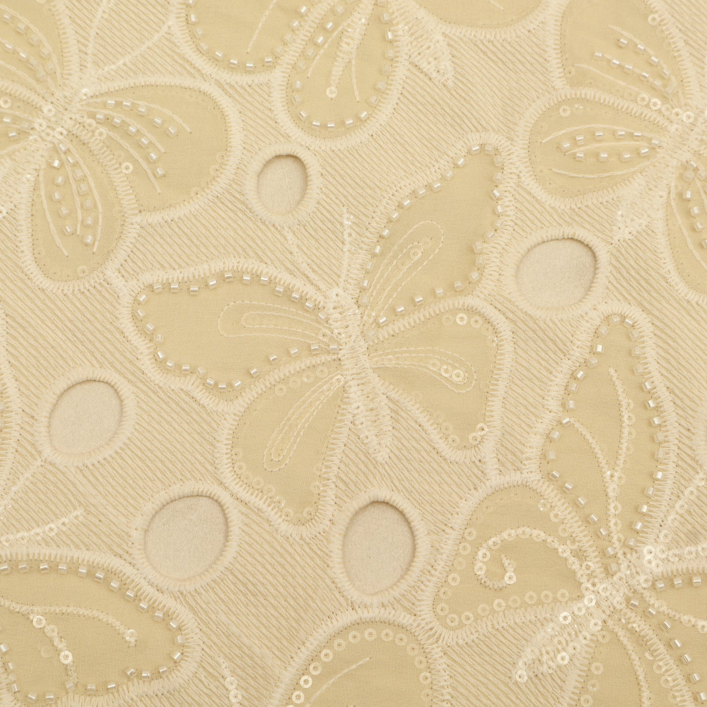 Crepe Embroidery Fabric