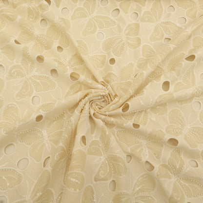 Crepe Embroidery Fabric