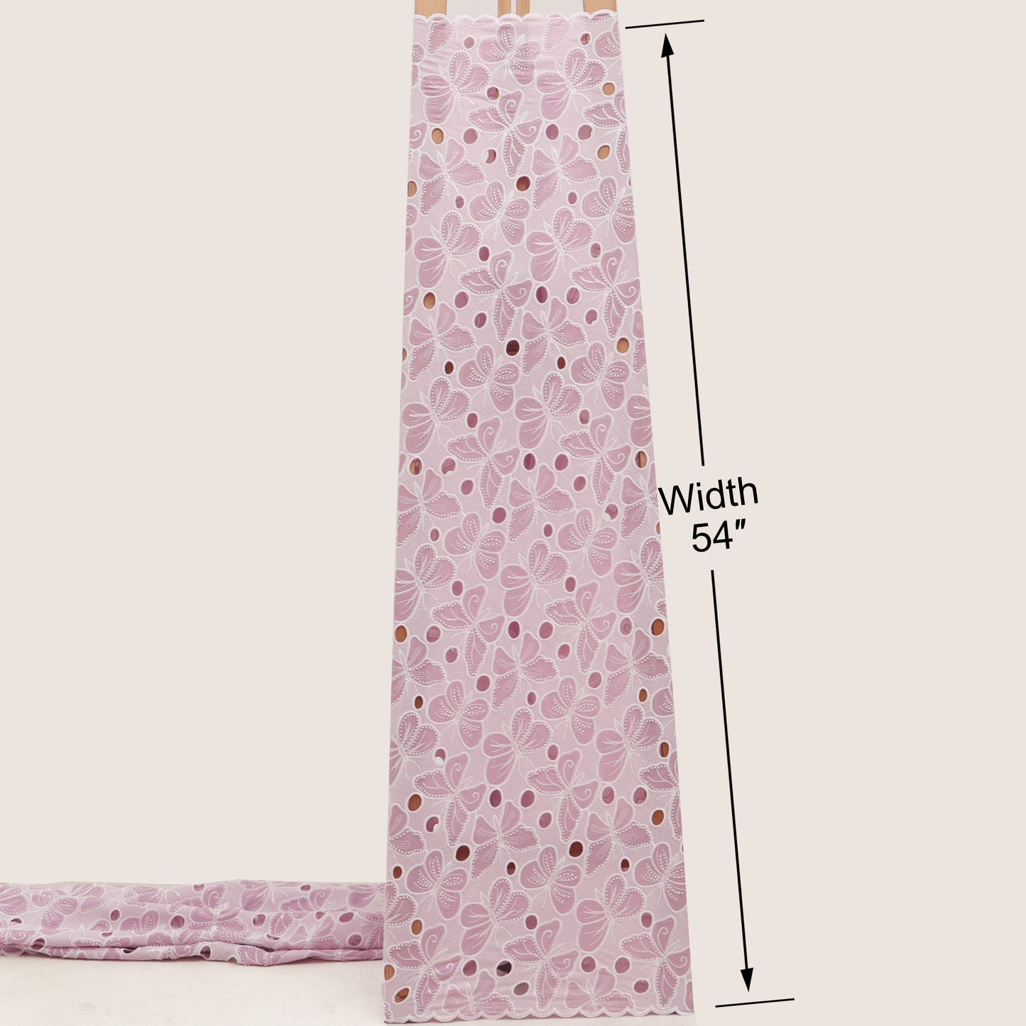 Crepe Embroidery Fabric