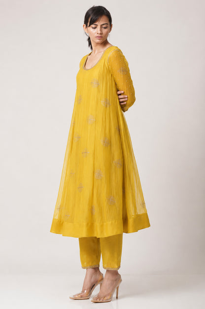 Chanderi Zari Boota Fabric