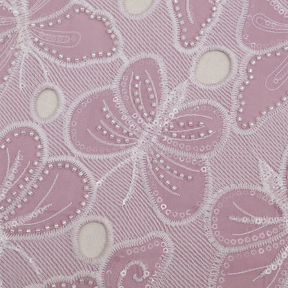 Crepe Embroidery Fabric
