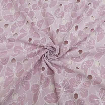Crepe Embroidery Fabric