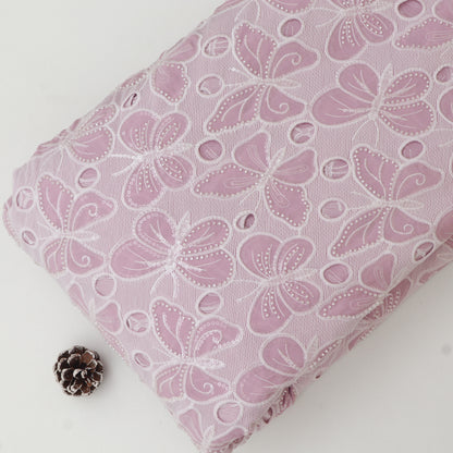 Crepe Embroidery Fabric