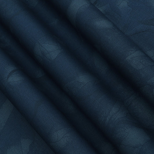 Navy Blue Plain Denim Fabric