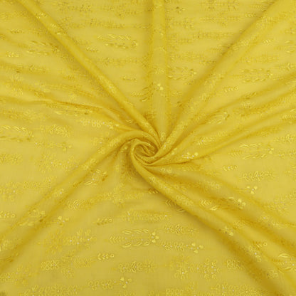 Chanderi Embroidery Fabric