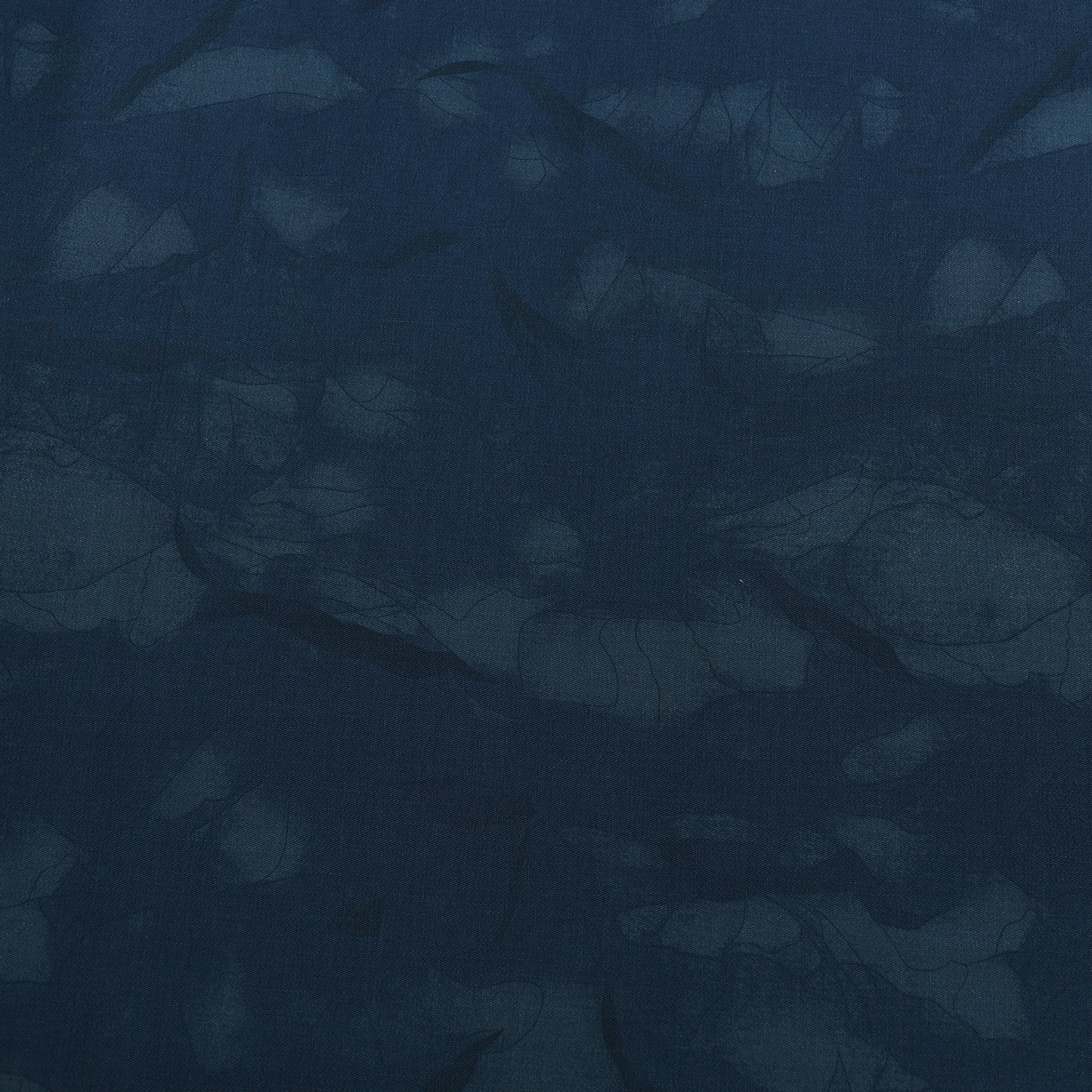 Navy Blue Plain Denim Fabric