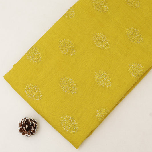 Chanderi Embroidery Fabric