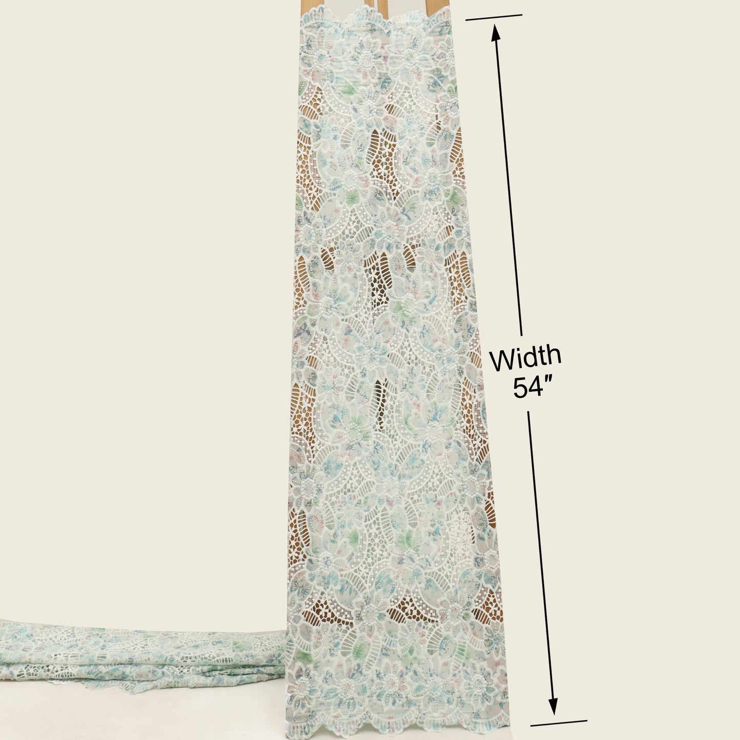 Crepe Embroidery Fabric