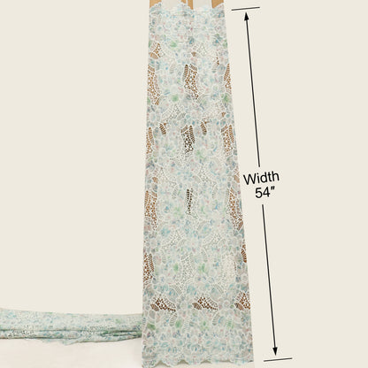 Crepe Embroidery Fabric