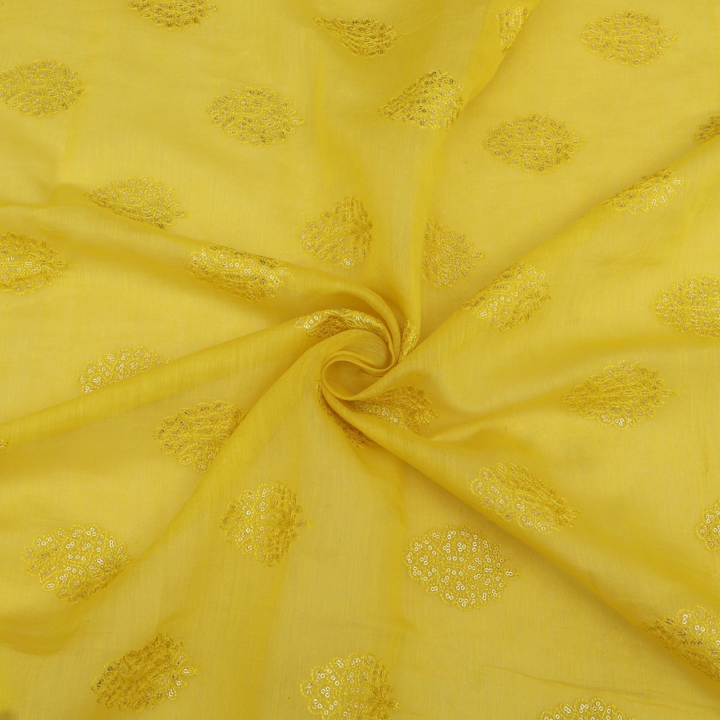 Chanderi Embroidery Fabric
