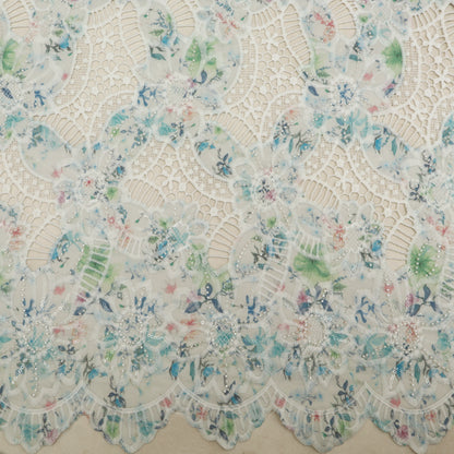 Crepe Embroidery Fabric