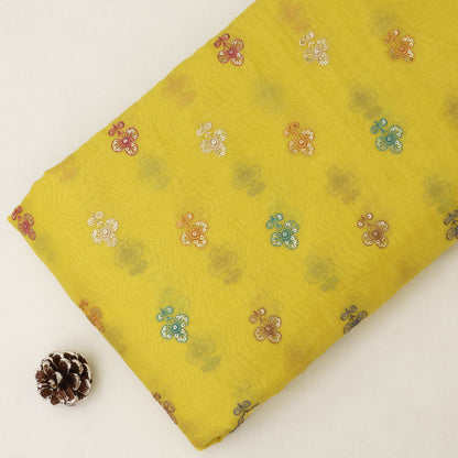 Chanderi Booti Fabric